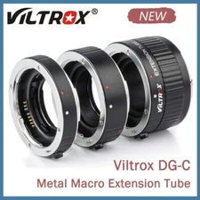 VILTROX DG-C Auto Focus Macro Extension Tube Set for Canon EOS EF & EF-S Mount