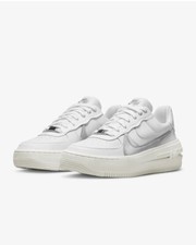 Nike Air Force 1 Summit White Metallic Silver Size 8 NEW in Box