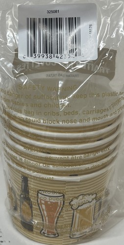 Cheers & beers treat cups 9oz 6 count - Picture 2 of 2