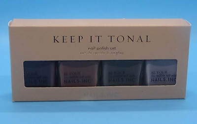 Nails Inc Keep It Tonal Quad Nail Polish Set