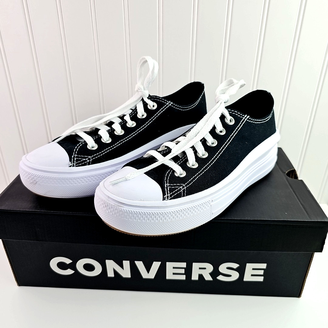 Converse All Star Women Shoes Size 8 Black and White Low Gyn Shoe Tie Converse All Star Women Shoes Size 8 Black and White Low Gyn Shoe Tie
