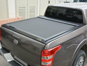 Black Aluminium Roller Shutter Tonneau Cover Sliding Trunk For Mitsubishi L200 Ebay