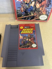 Heavy Barrel (Nintendo Entertainment System, NES 1990) Complete W/Box & Manual