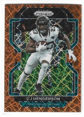 C J Henderson Jacksonville Jaguars 2021 Panini Prizm PRIZMS LAZER