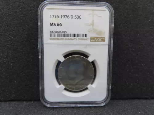 1776-1976 D NGC MS 66 Half Dollar (Bin 0)