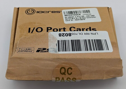IO CREST 2 Port RS-232 DB9 Serial M.2 B+M Key Controller Card SI-ADA15070 - Picture 4 of 6