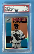 2022 BOWMAN CHROME JULIO RODRIGUEZ HI-FI FUTURES PSA 9 BASEBALL