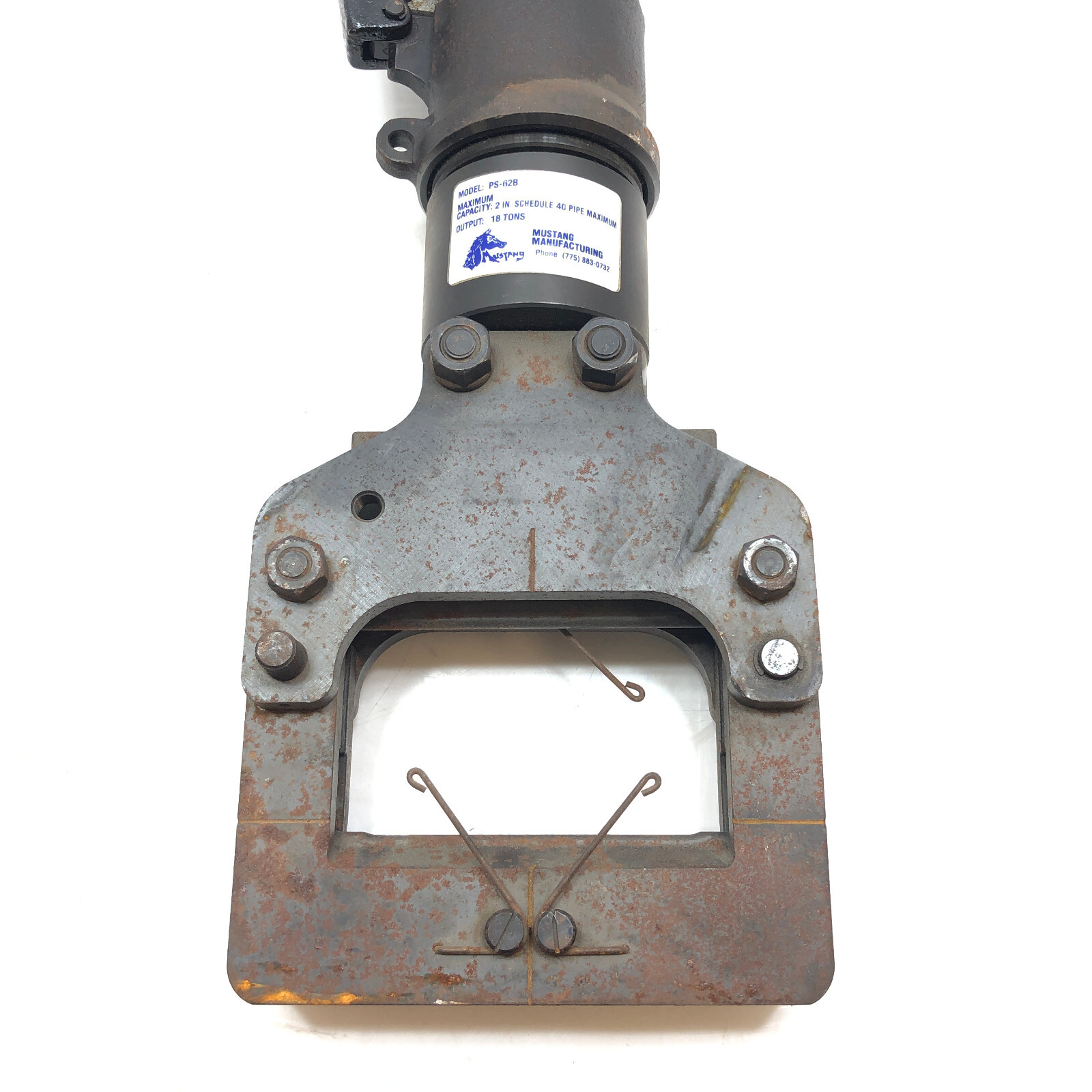 Huskie PS62B 1/2"2" Manual Hydraulic Steel Pipe Squeezer Tool 18Ton