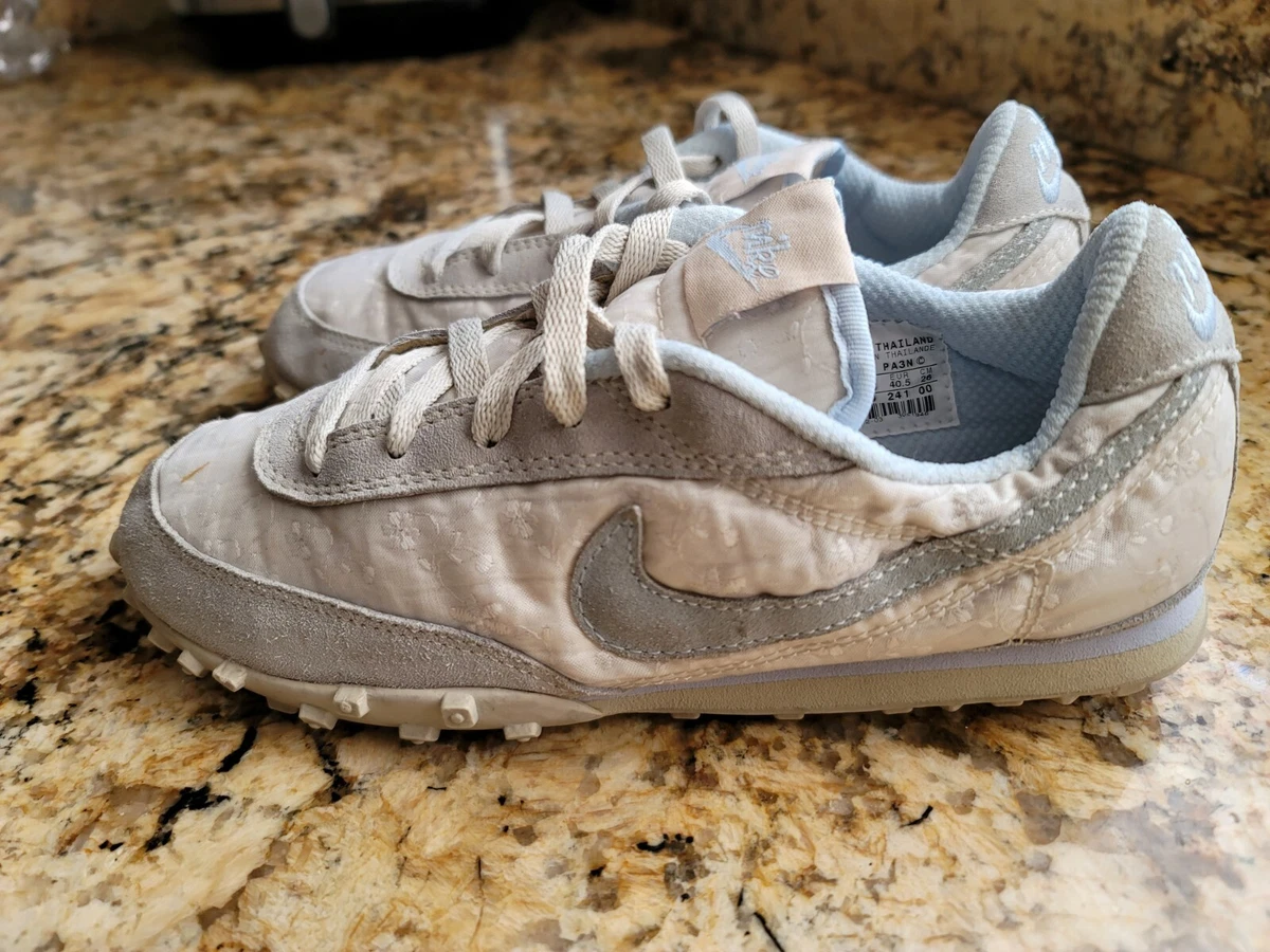 Nike Waffle Racer 2 Light Grey Blue Pearl Women s Sz.9 303919 241 Vintage