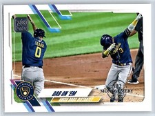 2021 Topps Dab on 'Em 582 Montgomery Club Parallel Milwaukee Brewers #7