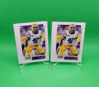 DEVIN WHITE 2019 Panini Score Rookie base (8) LOT LAS VEGAS RAIDERS LSU