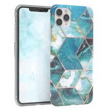 Custodia protettiva TPU per Apple iPhone 11 Pro Max IMD custodia cellulare back marmo verde