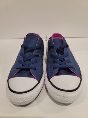 CONVERSE Classic All Star Low Blue Top Chuck Taylor Shoes  Youth Sz TC 3