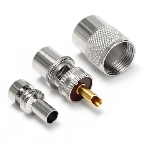 10pcs PL259 Solder Connector Plug with Reducer for UHF RG8X Coaxial Coax Cable - Picture 7 of 10