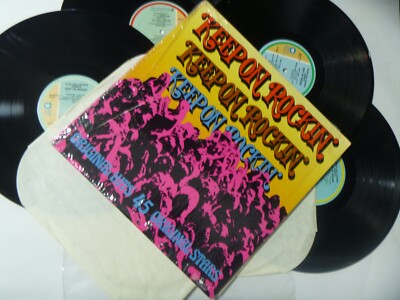 Keep On Rocking' Rock 45 Original Hits 45 Stars shrink Records Vinyl lps Album