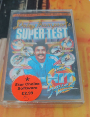 Daley Thompson´s Super-Test (Ocean 1988) Amstrad CPC (Tape, Manual, Box) works