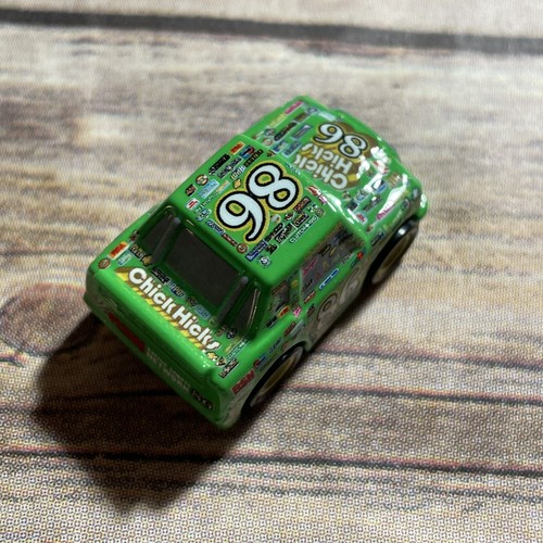 Disney Pixar Cars Mini Racer Racers Movie Diecast Car Chick Hicks Green Race Car - Picture 2 of 5