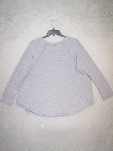 Tommy Hilfiger Sweatshirt Womens XL 16 18 Gray Soft Heavy Stretch Sport Ladies - Picture 7 of 13
