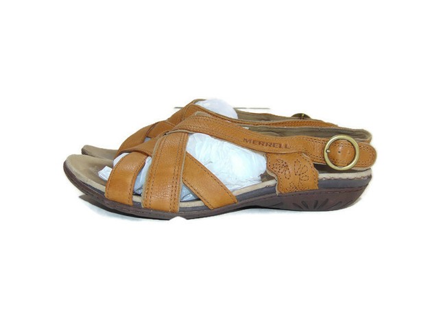 womens tan leather sandals
