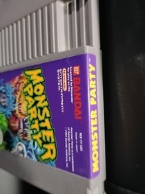 Monster Party - Authentic Nintendo NES Game - Tested & Works