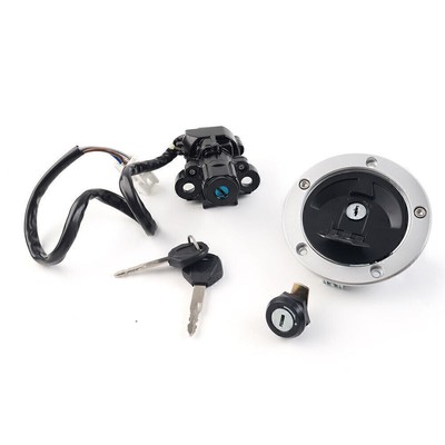 Fuel Gas Cap Ignition Switch Seat Lock w/ Key For Kawasaki Vulcan S 650 2014-22