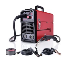 ARCCAPTAIN 130A MIG Welder, 110V Flux Core MIG Welder/Lift TIG/Stick 3 in 1 W...