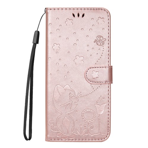 Katze Prägung PU Leder Wallet Case Handyhülle für Samsung S23 A54 5G A34 A24 A14 - Picture 15 of 18