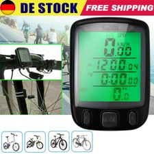 Fahrradcomputer Tachometer LCD Tachometer Fahrrad Kilometerzähler Wasserdicht 