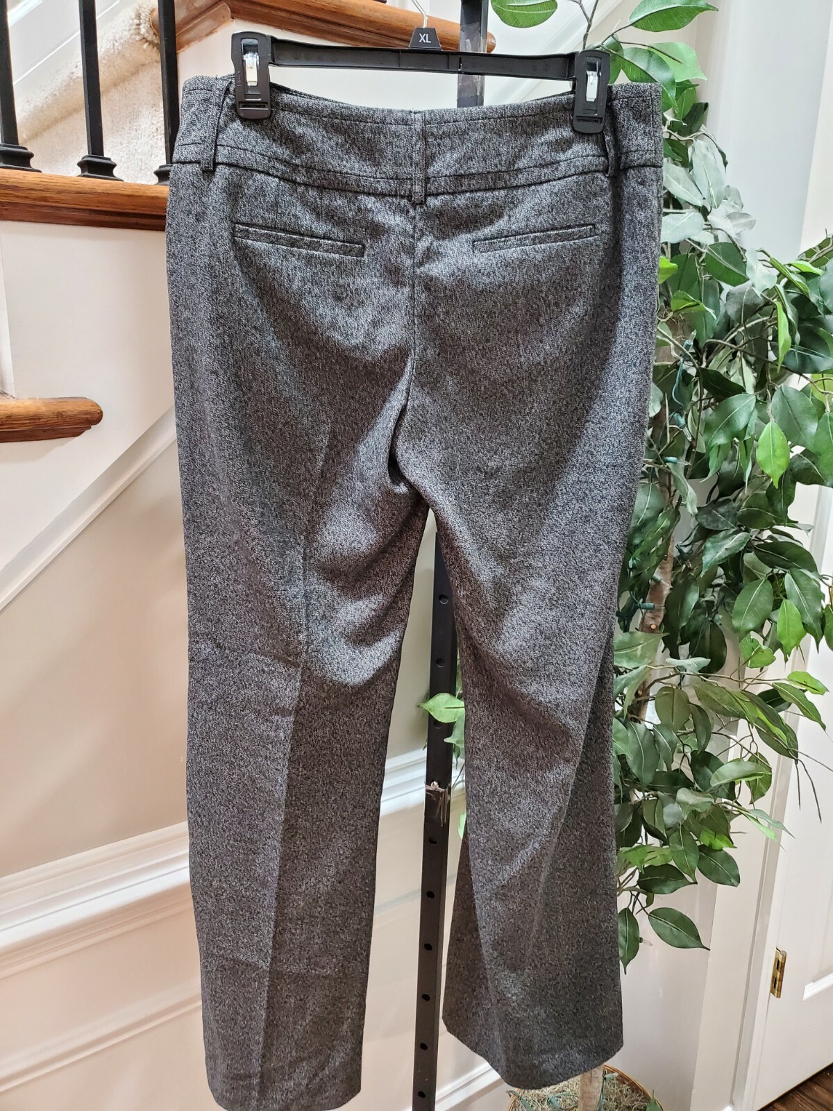 APT.9 Women's Solid Gray Polyester & Rayon Mid Ri… - image 5