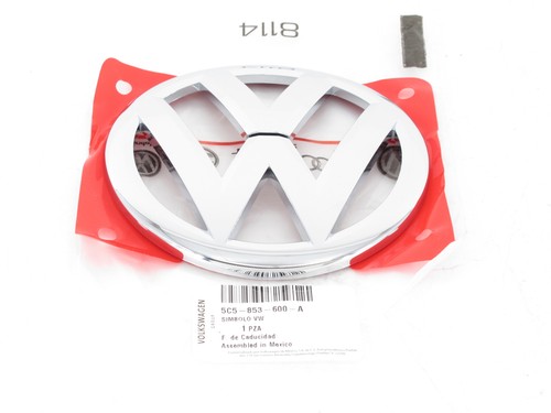 Emblema De Parrilla Delantera Para Volkswagen Beetle 2013-2018 - Insignia Original OEM Plateada, Parte #5C5853600A