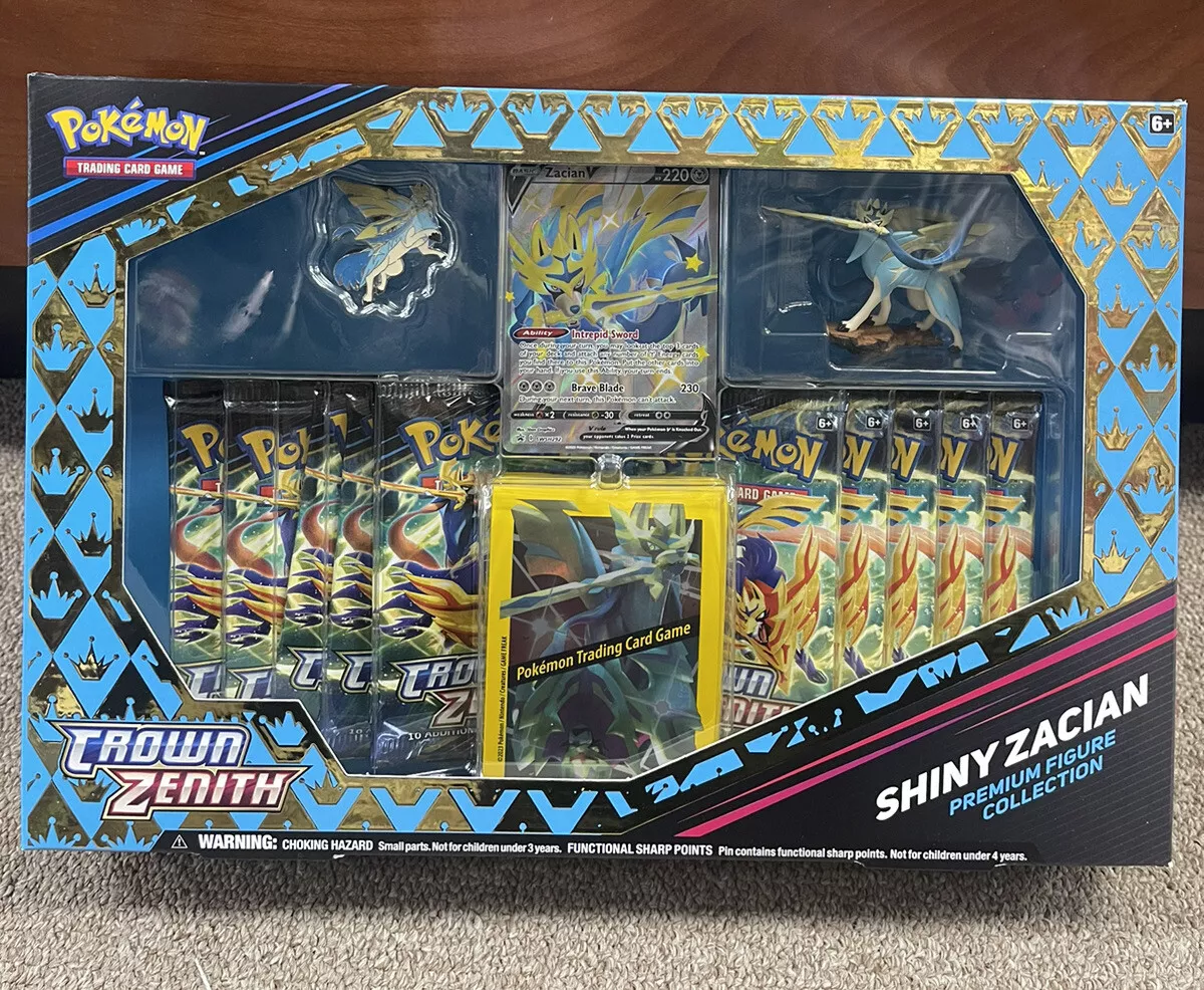  Pokemon Crown Zenith Shiny Zacian Premium Figure