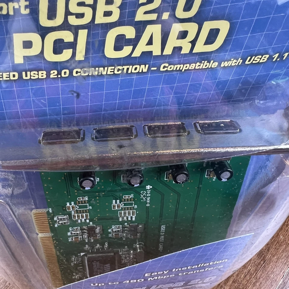 Dynex DX-UC104 (4-Port) USB 2.0 PCI Desktop Card Host Adapter NIB NEW - Image 3 of 4