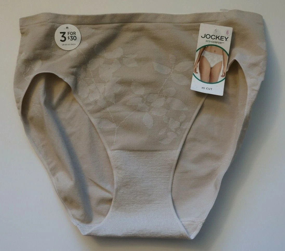 Jockey Ladies Extra Large French Cut Briefs 6 Pack, Panties, Underwear &  Socks, Clothing & Footwear