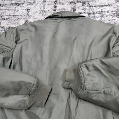 Vtg 90s Flight Jacket Flyers Cold Weather 45/P Alpha Industries XL