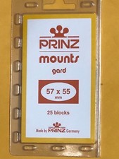PRINZ STAMP MOUNTS 57/55 - U.S. PLATE BLOCKS - **A VETERAN SUPPORTIVE BUSINESS*