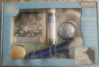 Homedics Body Basics 6 Pc Spa Therapy Kit Featuring Powered Body Massager Read