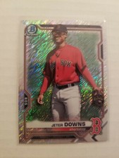 2021 Bowman Chrome Prospect Jeter Downs #BCP169 Shimmer Refractor Boston Red Sox