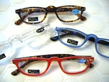 Men's Reading Glasses Flex Hinged 1/2 Moon Readers Women's Reading Glasses R221S