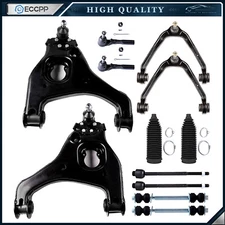 Front Sway Bar Tie Rod Control Arm And Ball Joint For 1999-2006 GMC Sierra 1500