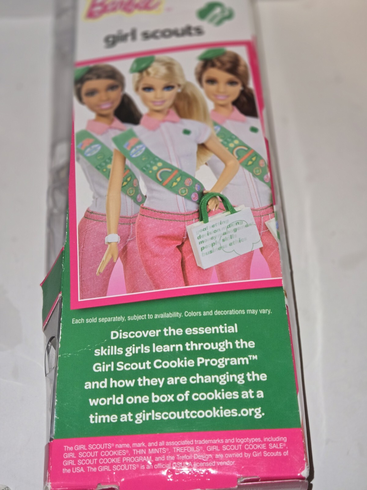 2014 &ldquo;Barbie Loves Girl Scouts&rdquo; Cookies Mattel BJP30 BJP32