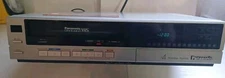  Panasonic Omnivision VHS PV-1535 VCR With Box & Remote, Ant Cable Not Tested 