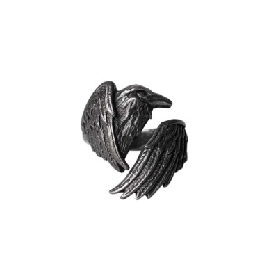 服/ファッション ALCHEMY GOTHIC: Flocking Raven Ring L s-l400.jpg