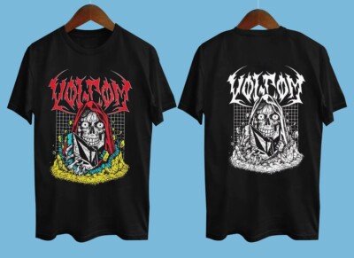 Volcom Skate Vitals Crypt Ripper Short Sleeve Black All size Shirt AM01