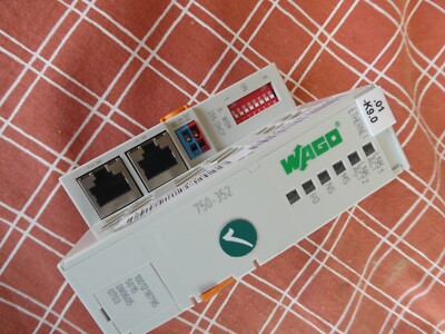 WAGO 2 Port FieldBUS Ethernet Coupler 24VDC - 10/100mbit/s - 750-352
