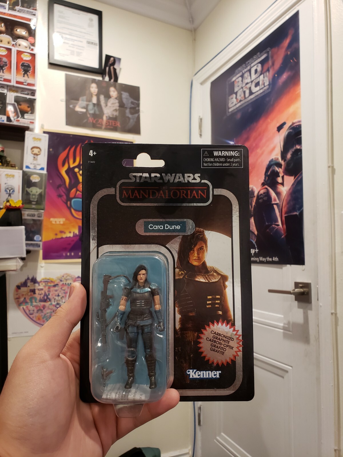 Star Wars Vintage Collection Cara Dune The Mandalorian Carbonized GINA CARANO