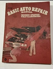 Motor Trend Magazine Basics Auto Repair Manual Vintage (HC 1972)