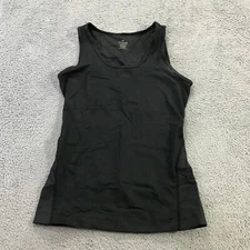 TOMMIE COPPER Tank Womens Large Lower Back Support Tank Ladies Black Gym Active