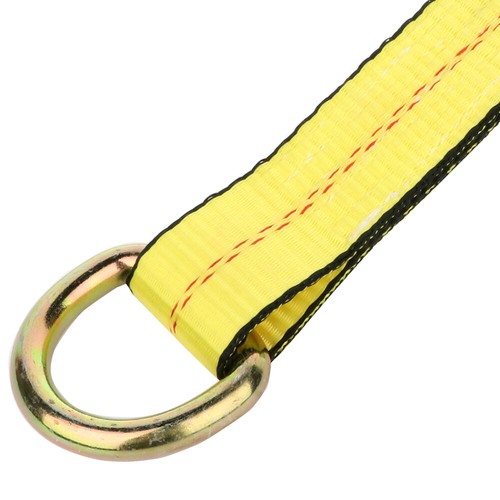 4X 8' Lasso Straps Wrecker Truck Tow Dolly Tire Wheel Tie Down Strap Yellow - Picture 14 of 14