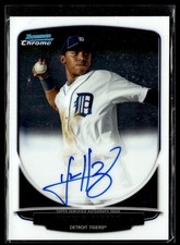 2013 BOWMAN CHROME AUTO HAROLD CASTRO TIGERS