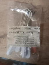 KT-SOCKET-T8-U-S-2-W Direct Drive Wireless Harness LED Tube New